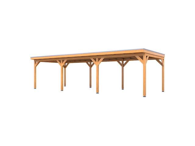Douglas overkapping 402 x 981 cm, verando, pure - afbeelding 1 van  6