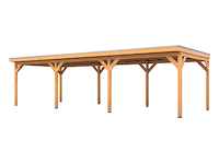 Douglas overkapping 402 x 981 cm, verando, pure - afbeelding 1 van  6