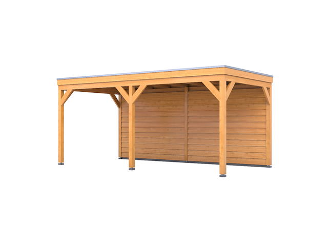 Douglas overkapping 402x656cm + wand blank verando, origin - afbeelding 1 van  6