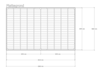 Douglas overkapping 402x656cm + wand blank verando, origin - afbeelding 2 van  6