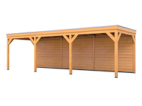 Douglas overkapping 402x735cm + wand blank verando, origin - afbeelding 1 van  6