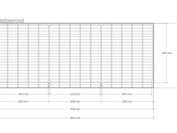 Douglas overkapping 402x981cm verando, pure - afbeelding 2 van  6