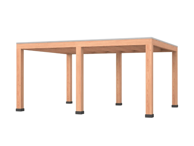 Douglas overkapping, 407 x 497 cm verando, living - afbeelding 1 van  2