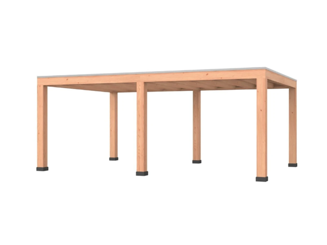 Douglas overkapping, 407 x 583 cm verando, living - afbeelding 1 van  2