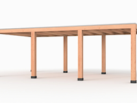 Douglas overkapping, 407 x 869 cm verando, living - afbeelding 1 van  2