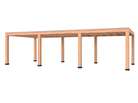 Douglas overkapping, 407 x 986 cm verando, living - afbeelding 1 van  2