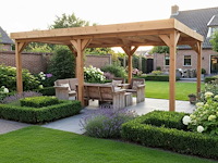 Douglas overkapping 500x300 cm - afbeelding 1 van  3