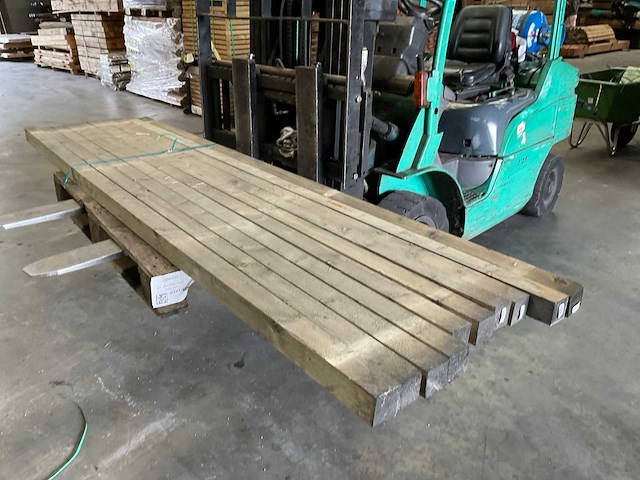 Douglas paal - 270x7x7 cm (10x) - afbeelding 1 van  8