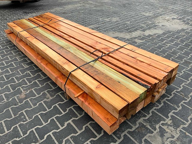 Douglas paal 12x12x300 cm (17x) - afbeelding 3 van  5