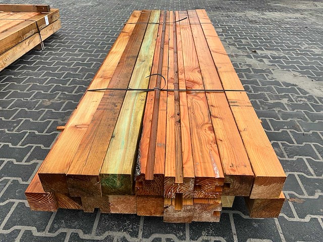 Douglas paal 12x12x300 cm (17x) - afbeelding 4 van  5