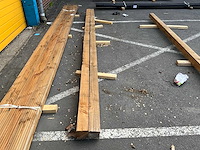 Douglas paal 4100x100x100 mm (2x) - afbeelding 1 van  3