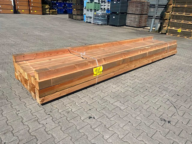 Douglas paal 5000x110x110mm (29x) - afbeelding 1 van  8