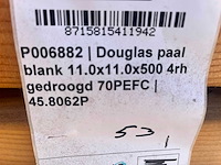 Douglas paal 5000x110x110mm (53x) - afbeelding 8 van  8