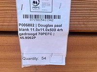 Douglas paal 5000x110x110mm (54x) - afbeelding 7 van  9