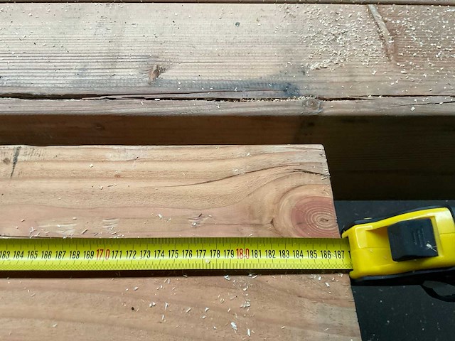 Douglas paal geschaafd - 187-225x20x20 cm (4x) - afbeelding 8 van  9