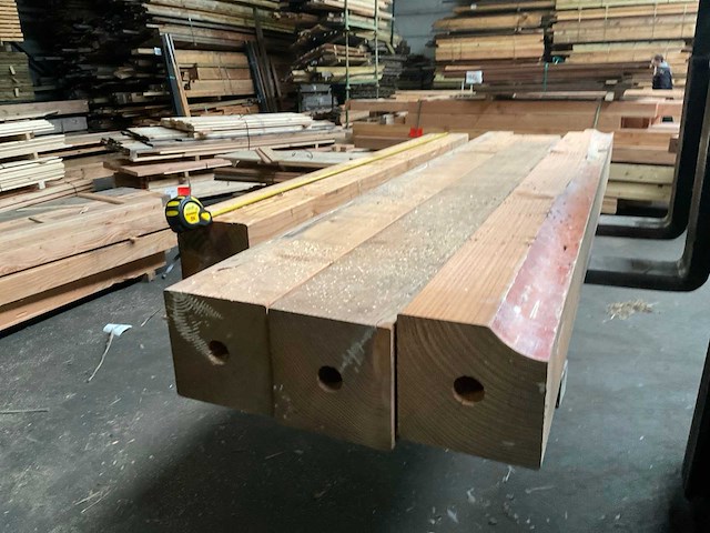 Douglas paal geschaafd - 187-225x20x20 cm (4x) - afbeelding 9 van  9