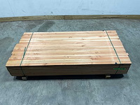 Douglas paal geschaafd - 197x4,5x4,5 cm (120x) - afbeelding 2 van  9