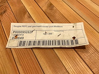 Douglas paal geschaafd - 197x4,5x4,5 cm (120x) - afbeelding 5 van  5