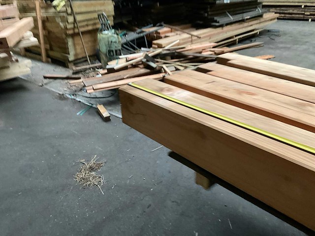 Douglas paal geschaafd - 225x20x20 cm (4x) - afbeelding 3 van  8