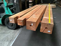 Douglas paal geschaafd - 225x20x20 cm (4x) - afbeelding 4 van  8