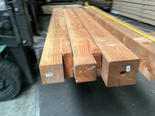 Douglas paal geschaafd - 225x20x20 cm (4x) - afbeelding 6 van  8