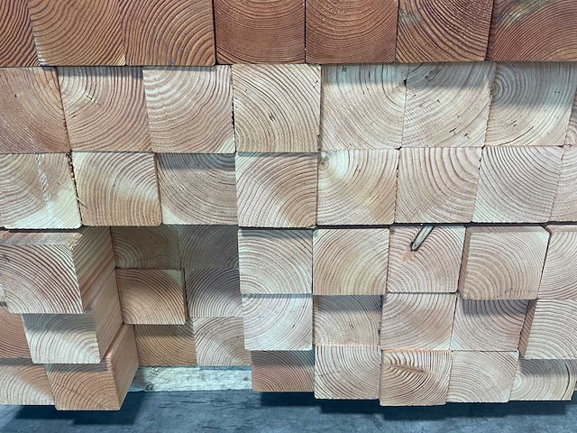 Douglas paal geschaafd 200x12x12 cm (30x) - afbeelding 1 van  3