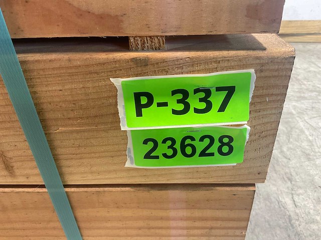 Douglas paal geschaafd 200x12x12 cm (30x) - afbeelding 2 van  3