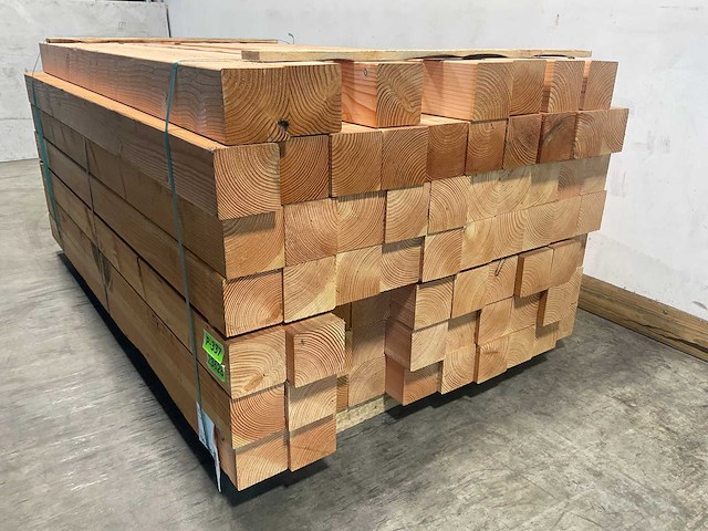 Douglas paal geschaafd 200x12x12 cm (30x) - afbeelding 5 van  8