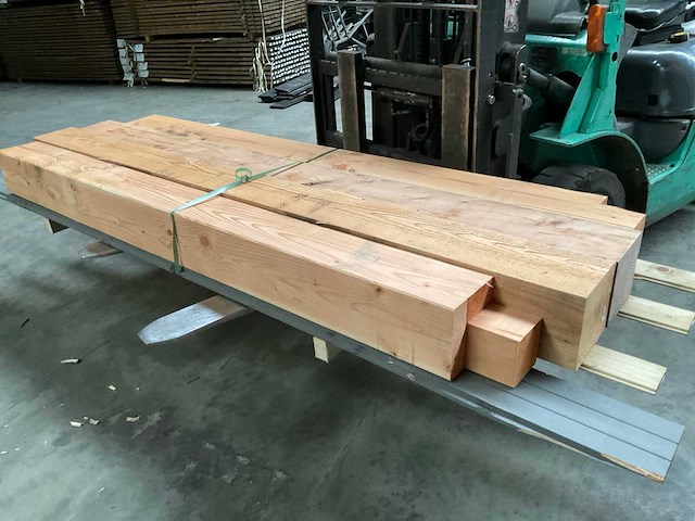 Douglas paal geschaafd 220x20x20 cm (4x) - afbeelding 1 van  17