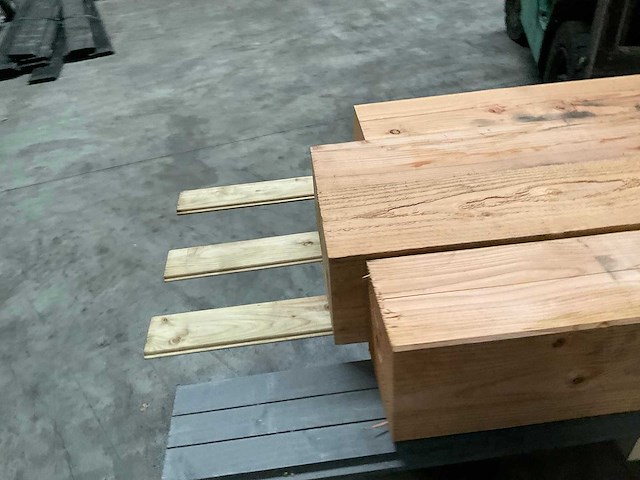 Douglas paal geschaafd 220x20x20 cm (4x) - afbeelding 14 van  17