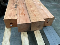 Douglas paal geschaafd 220x20x20 cm (4x) - afbeelding 9 van  17