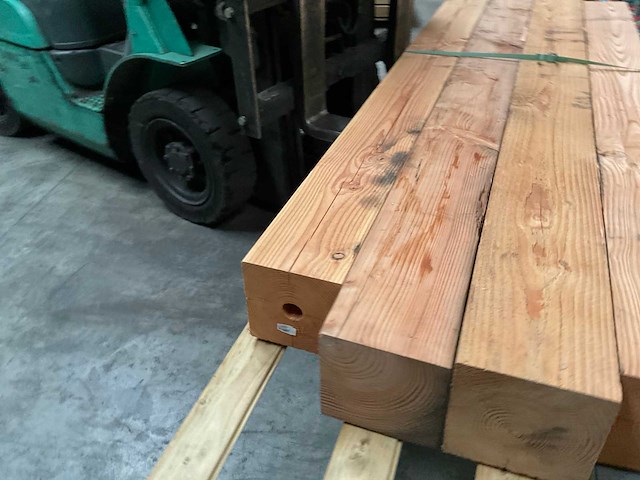 Douglas paal geschaafd 220x20x20 cm (4x) - afbeelding 16 van  17