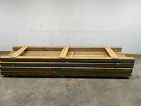 Douglas paal geschaafd duplo verlijmd 400x14x14 cm (10x) - afbeelding 2 van  7