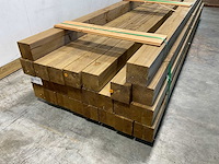 Douglas paal geschaafd duplo verlijmd 400x14x14 cm (10x) - afbeelding 3 van  7