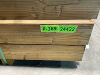 Douglas paal geschaafd duplo verlijmd 400x14x14 cm (10x) - afbeelding 7 van  7