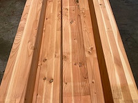 Douglas paal geschaafd en verlijmd 400x20x20 cm (12x) - afbeelding 3 van  7