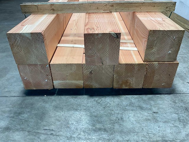 Douglas paal geschaafd en verlijmd 400x20x20 cm (12x) - afbeelding 6 van  7