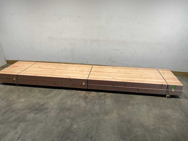 Douglas paal geschaafd en verlijmd 500x14x14 cm (8x) - afbeelding 2 van  7
