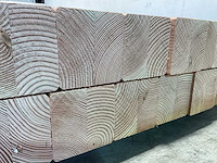 Douglas paal geschaafd en verlijmd 500x14x14 cm (8x) - afbeelding 2 van  4