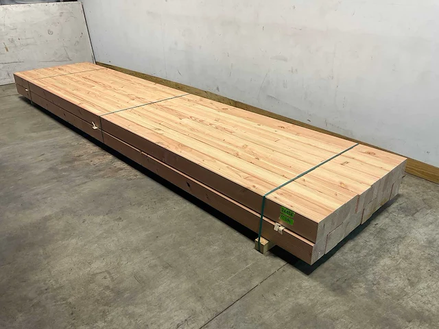 Douglas paal geschaafd en verlijmd 500x14x14 cm (8x) - afbeelding 1 van  7