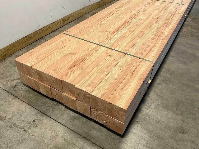 Douglas paal geschaafd en verlijmd 500x14x14 cm (8x) - afbeelding 4 van  7