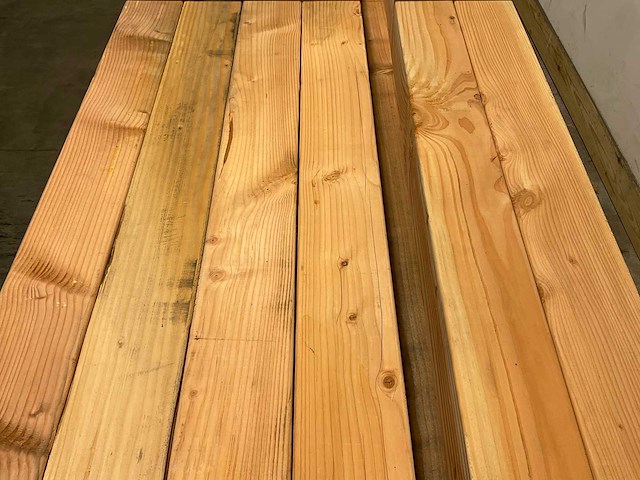 Douglas paal geschaafd gedroogd 200x14x14 cm (20x) - afbeelding 3 van  6