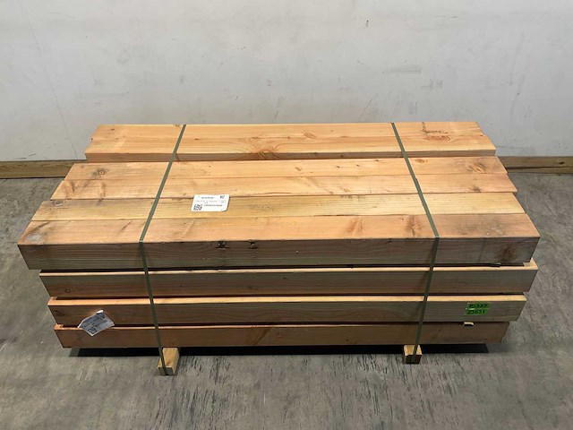 Douglas paal geschaafd gedroogd 200x14x14 cm (20x) - afbeelding 2 van  5