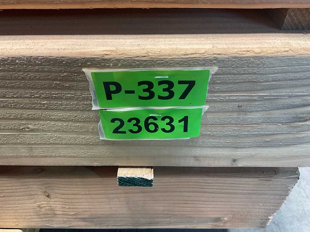 Douglas paal geschaafd gedroogd 200x14x14 cm (20x) - afbeelding 5 van  5