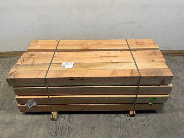Douglas paal geschaafd gedroogd 200x14x14 cm (20x) - afbeelding 2 van  8