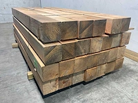 Douglas paal geschaafd gedroogd 200x14x14 cm (20x) - afbeelding 5 van  8
