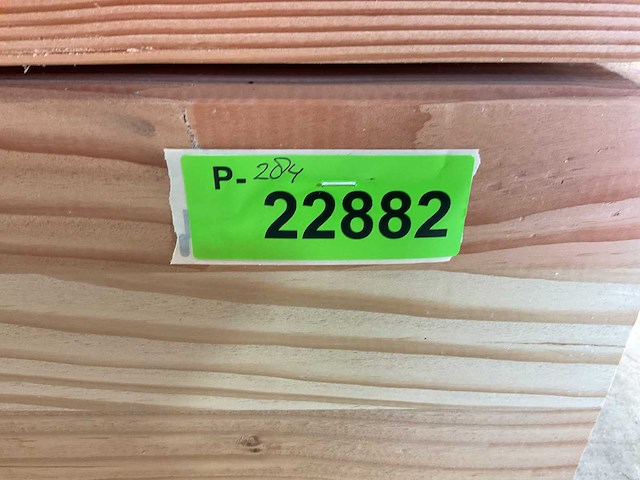 Douglas paal geschaafd verlijmd 250x20x20 cm (12x) - afbeelding 8 van  8