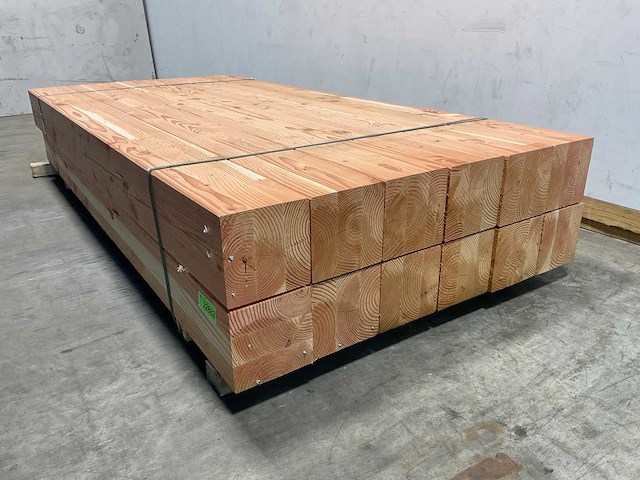 Douglas paal geschaafd verlijmd 250x20x20 cm (12x) - afbeelding 5 van  8