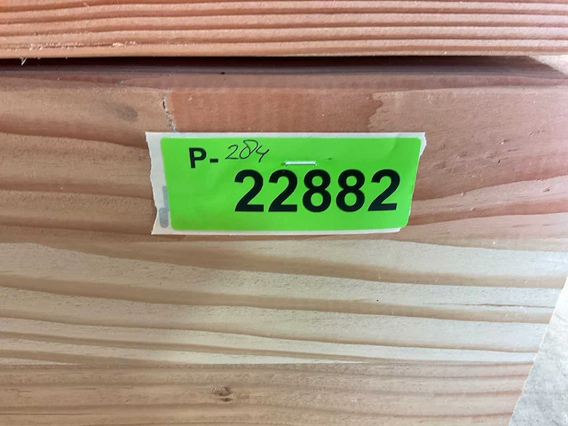 Douglas paal geschaafd verlijmd 250x20x20 cm (12x) - afbeelding 1 van  1
