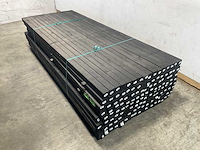 Douglas paal geschaafd zwart 270x6,5x6,5 cm (50x) - afbeelding 1 van  8